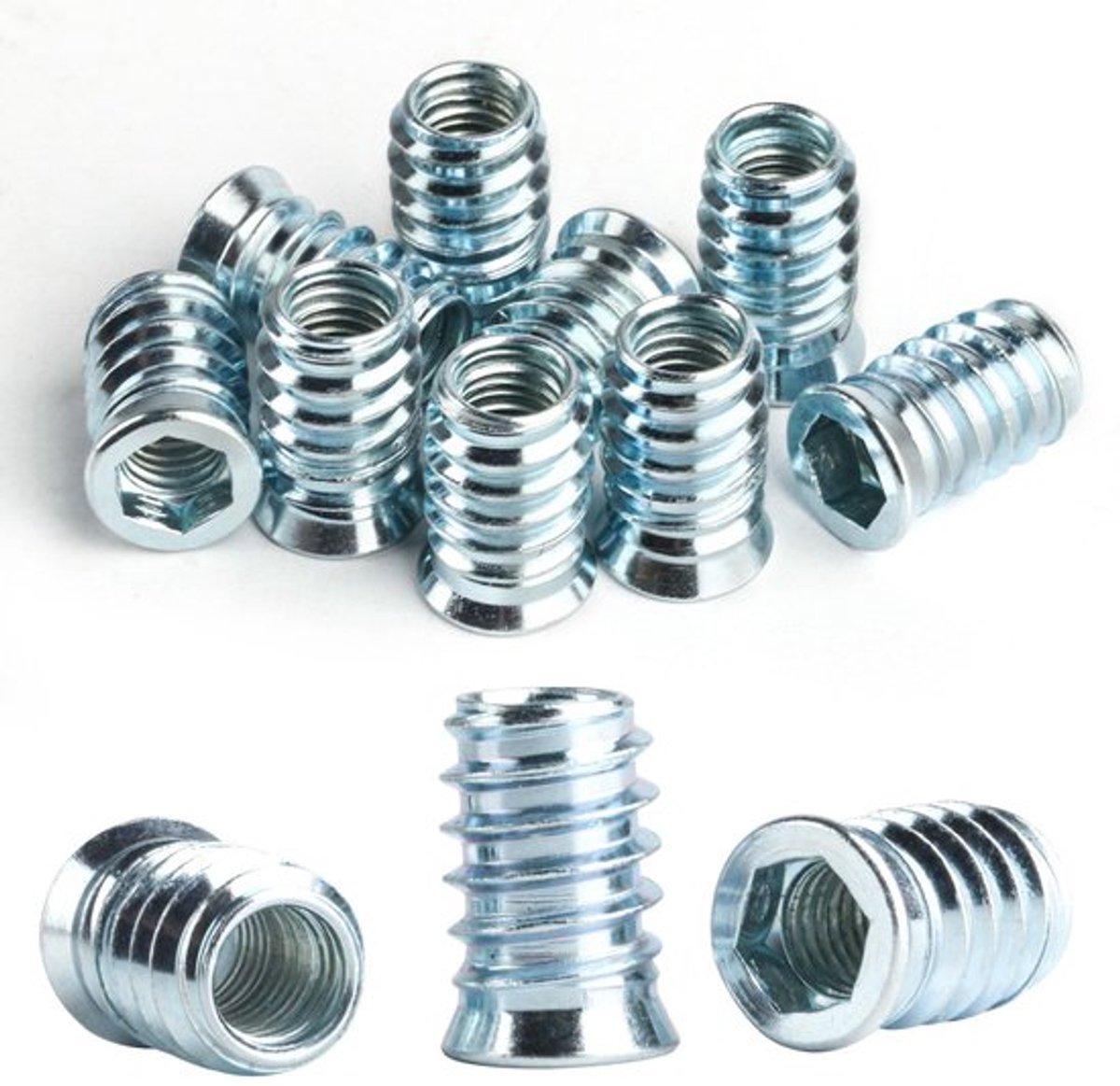 Inbusschroefmoer 40 Stuks - Houtschroefinzet - Schroefbus