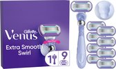 Gillette Venus Extra Smooth Swirl - Voor Een Extra Gladde Scheerbeurt - 1 Handvat - 9 Scheermesjes