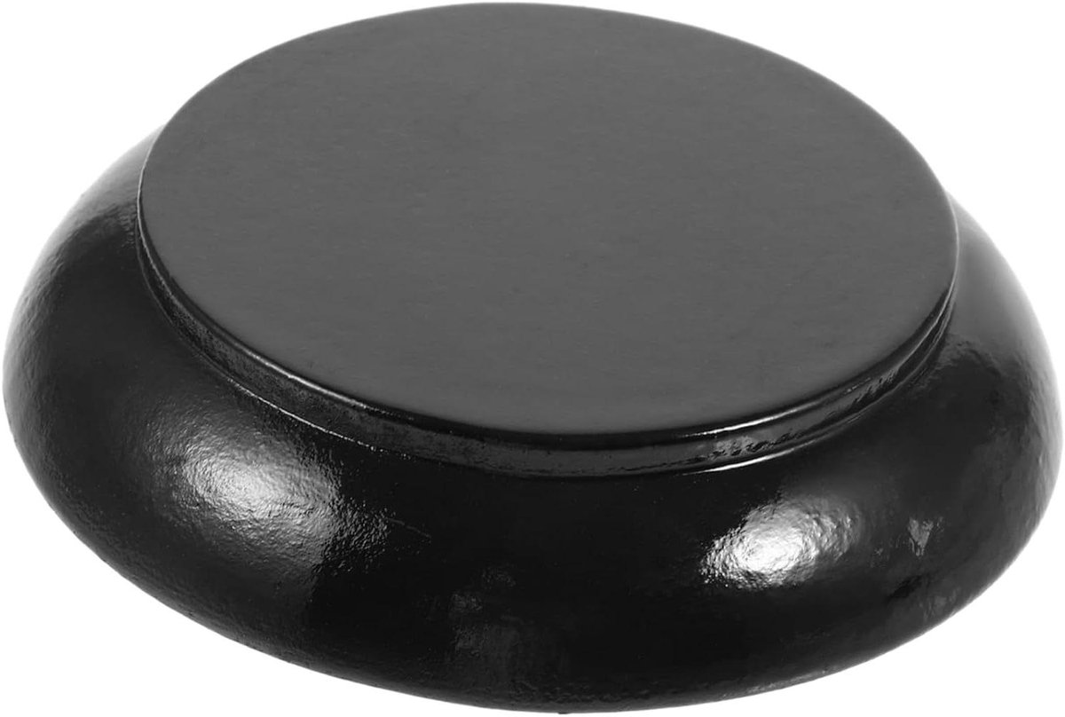 Hamer Basis - Veiling Hamer Houder - Veilingen Leiden - Massief Houten Basis - 12 x 12 x 2.5 cm