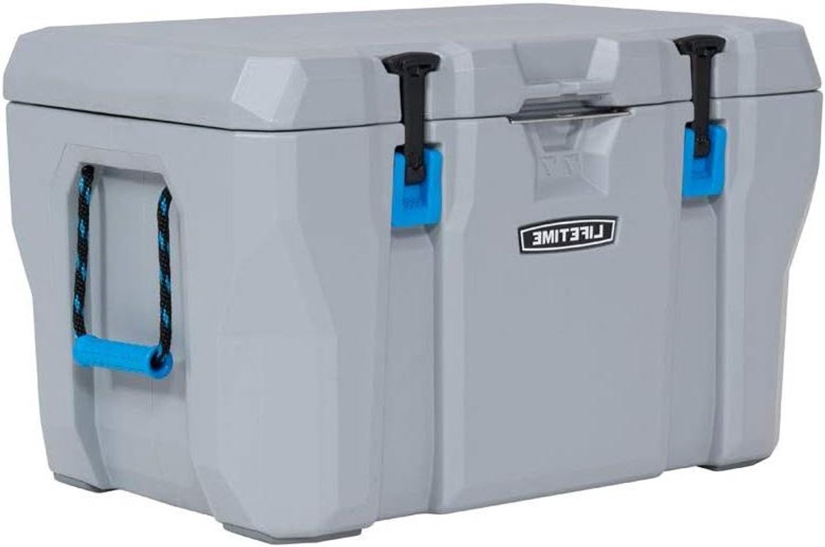 Koelbox - Kampeerkoeler - Dranken Koel Houden - Tot 7 Dagen Koude - 73 Liter - Grijs
