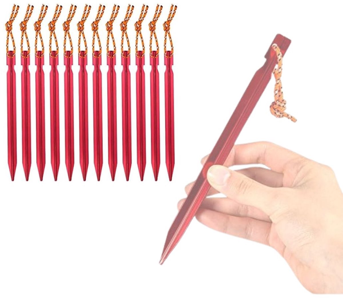 Zavio® Tent Haringen - Penharingen - Kampeerharingen