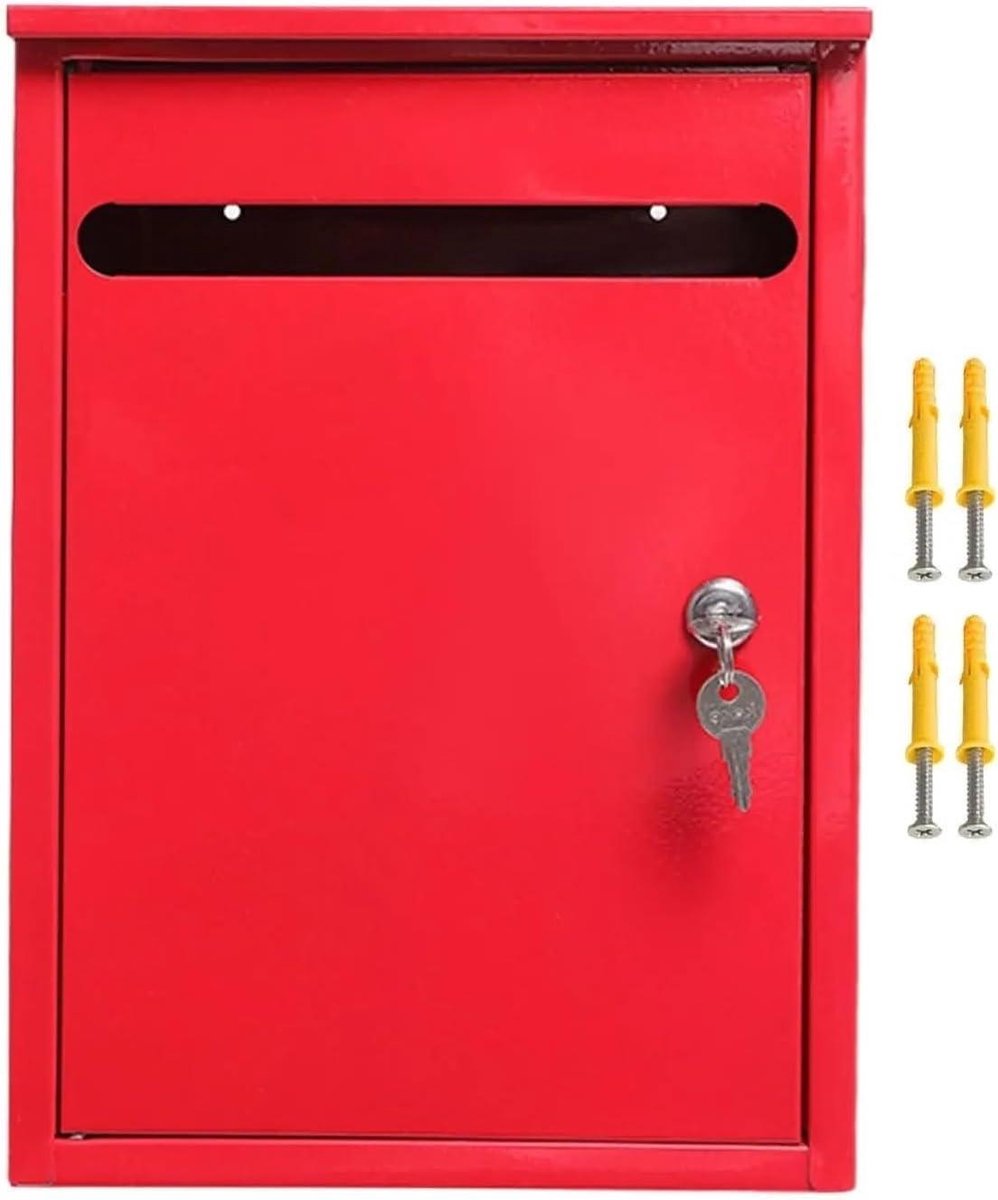 Brievenbus Muur - Wandbrievenbus Postbus - Post Ontvangen - Grote Capaciteit - 36 cm x 26 cm x 10 cm