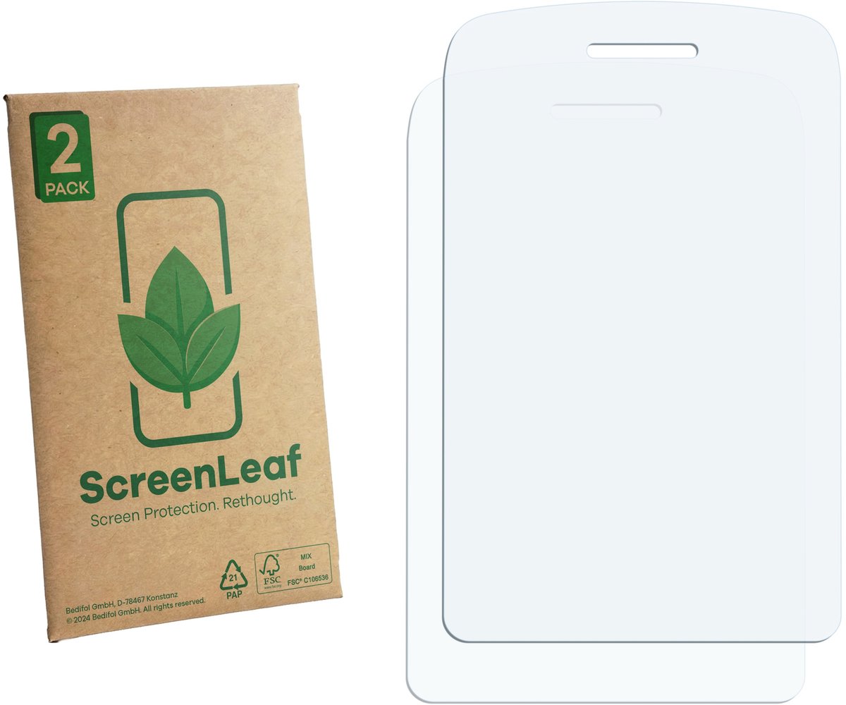 2 Stuks Screenprotector voor bea-fon SL645 - Hoogwaardige Beschermfolie transparant