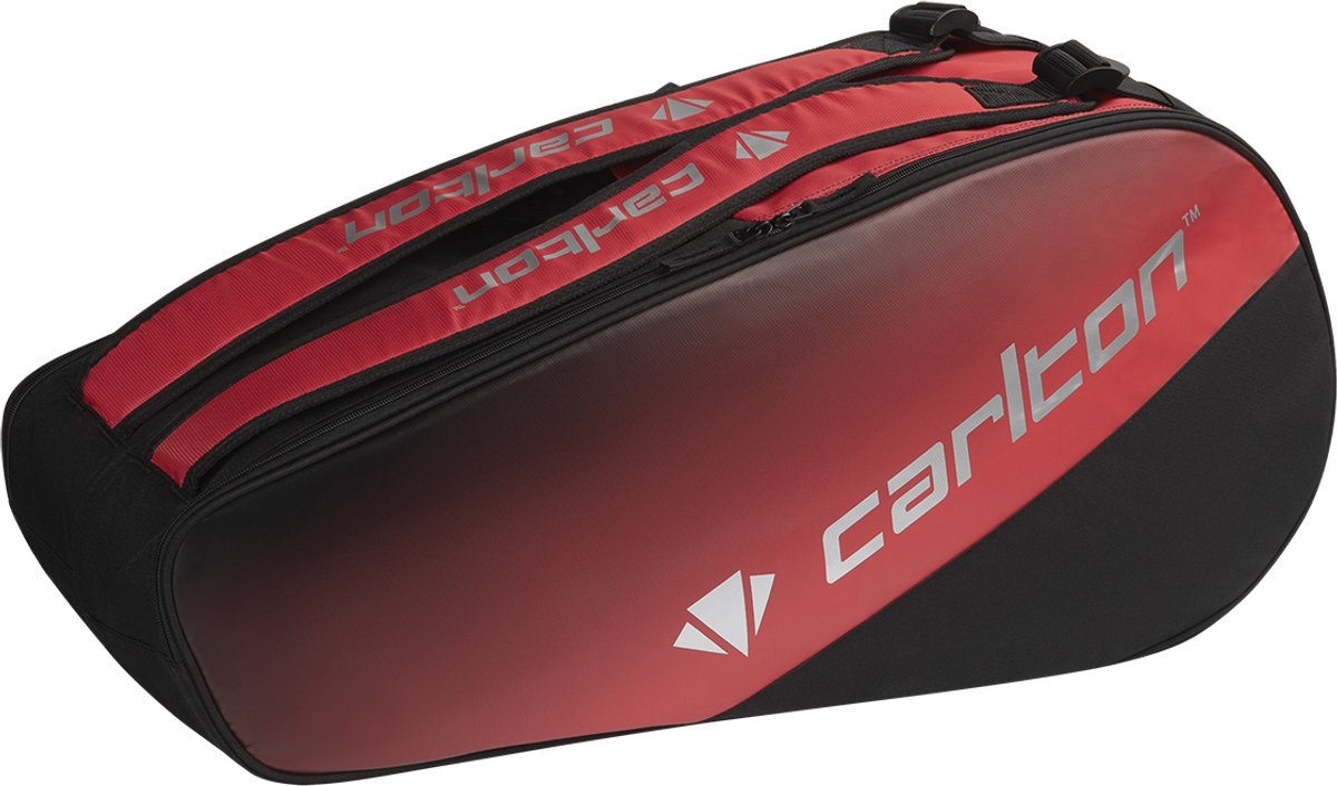 Dunlop Carlton- racket bag- pro 2 comp- black/red