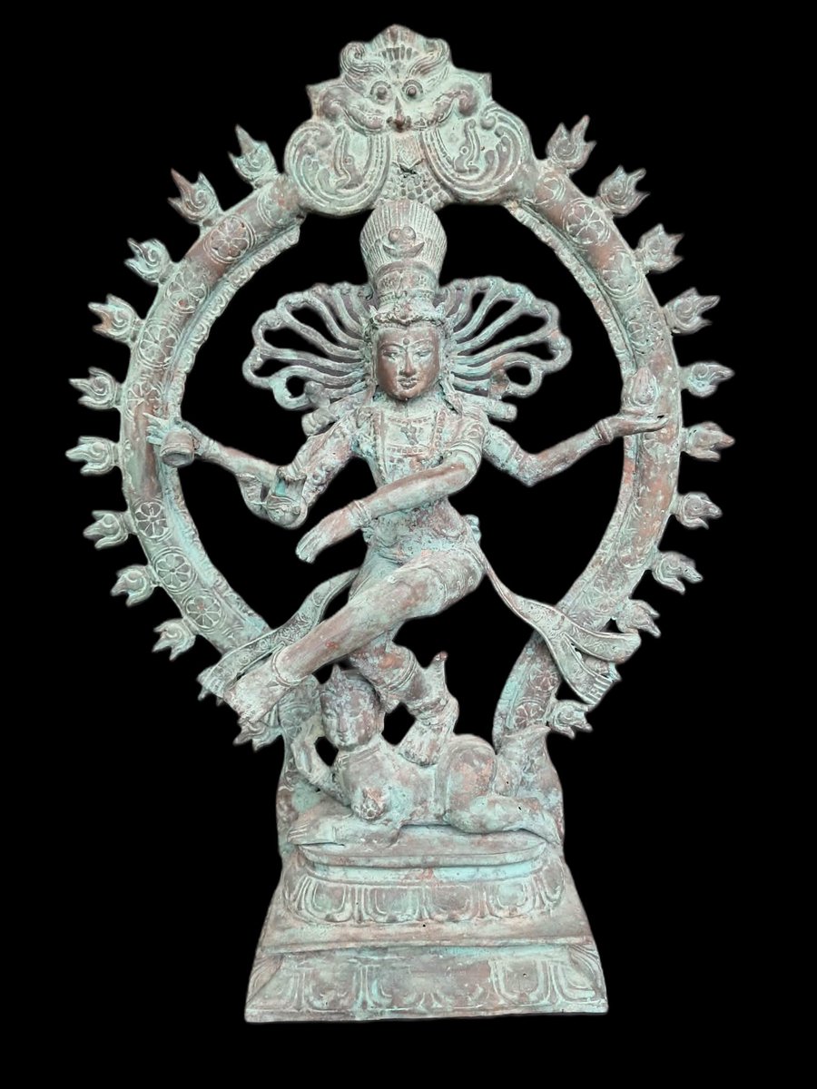 Shiva Nataraja/bronze/Inde/Décoration/zen/57 cm/Asie/Statue