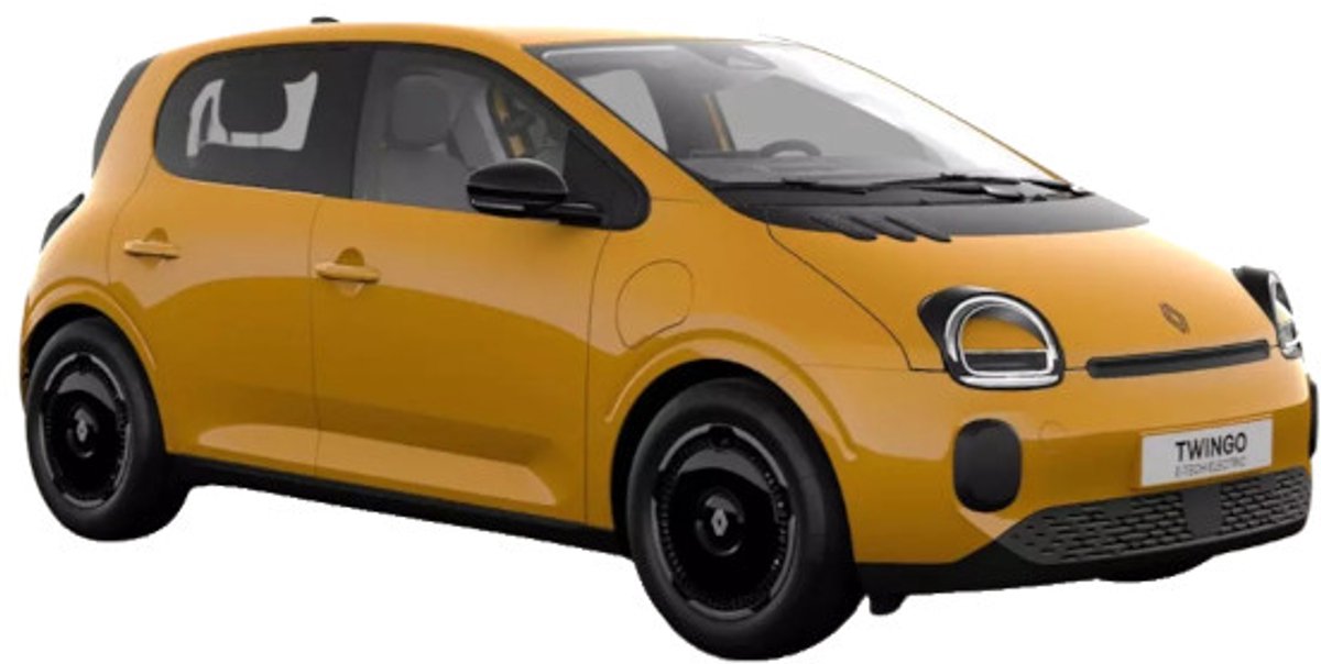 Renault Twingo E-Tech 2026 Mango Geel Modelauto 1/43 Norev