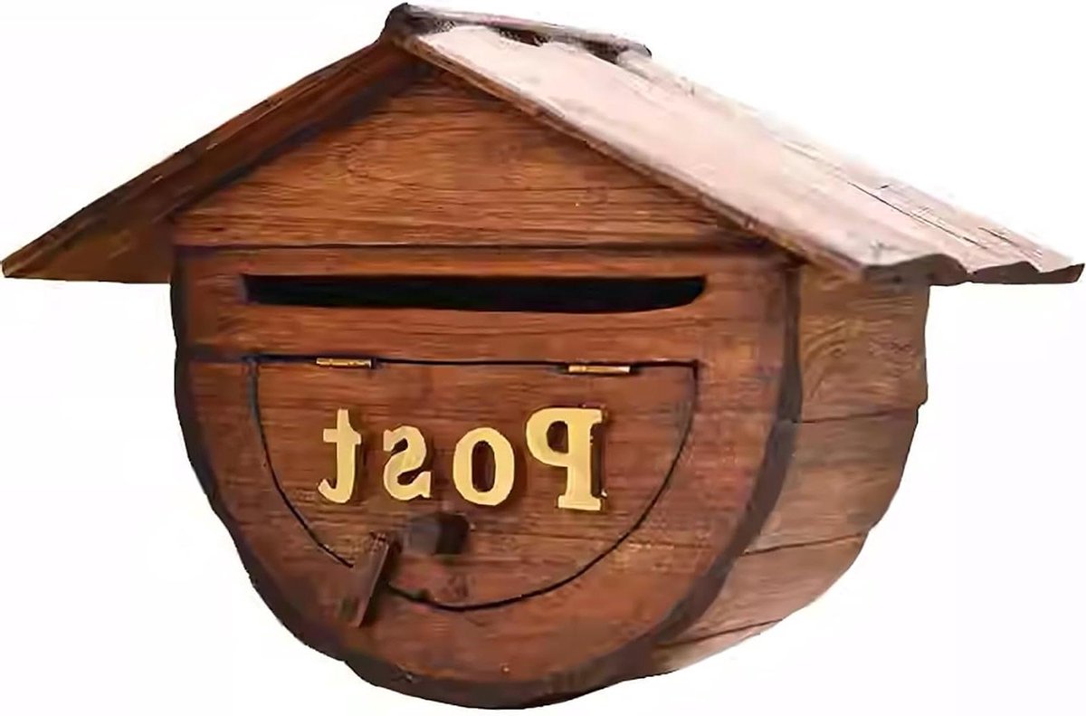 Brievenbus pakketten - Veilige brievenbus - Post veilig ontvangen - Afsluitbaar met anti-wrik - 39 x 26 x 16 cm