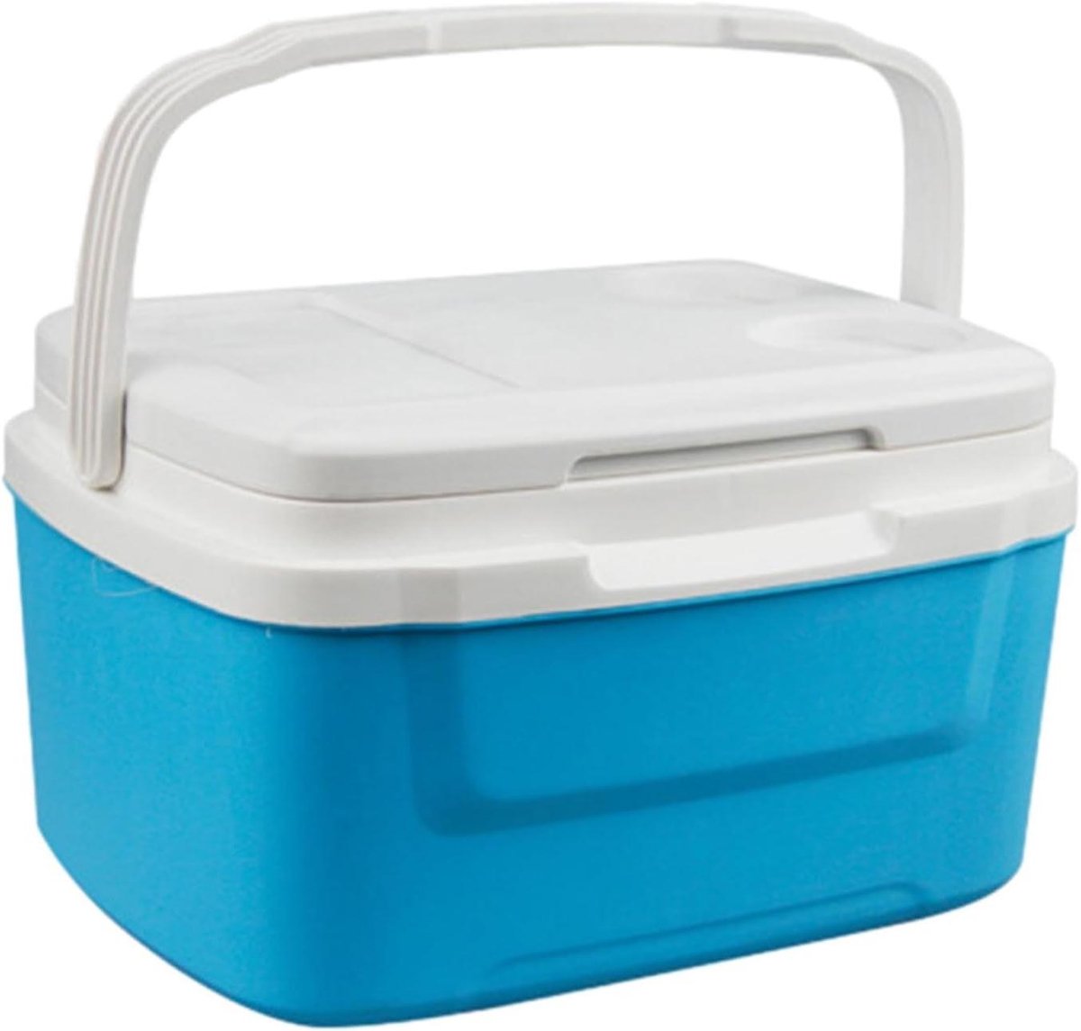 Koelbox - IJskist draagbaar - Buitenactiviteiten - Lekvrij ontwerp - 8 liter - Wit