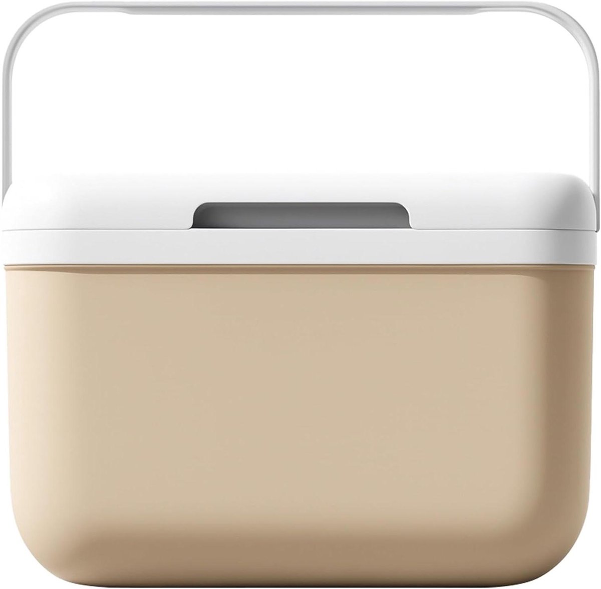 Geïsoleerde Koelbox - Mini Koelkist IJskist - Outdoor Picknick - Lichtgewicht Design - 5 Liter - Beige