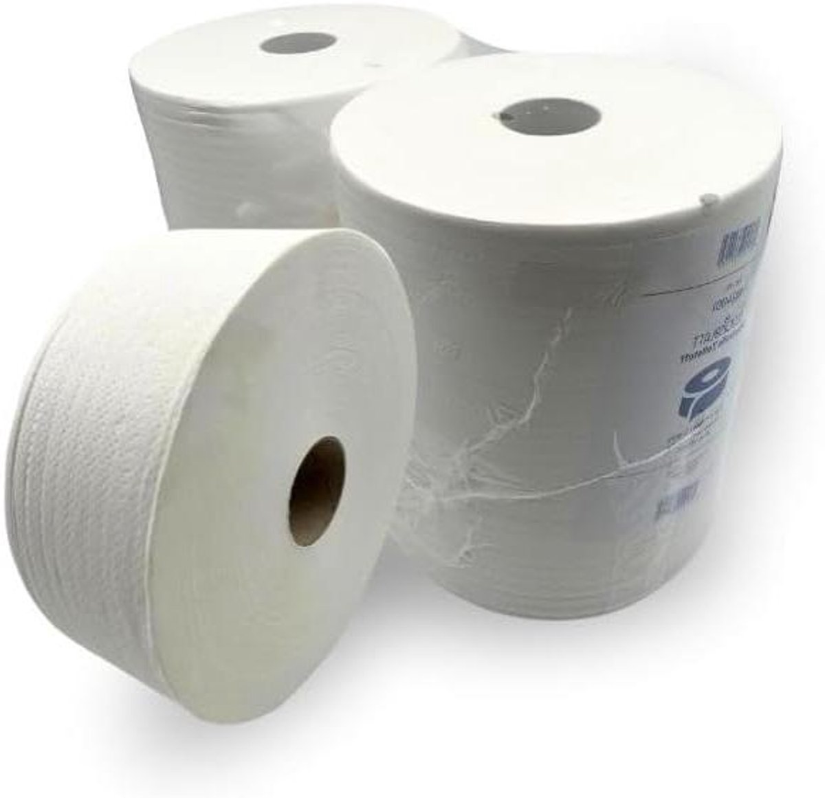 Toiletpapier maxirol - Extra lange rollen - Hoge behoeften - Verse cellulose - 6 rollen 400m - Wit