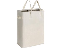 Smalle wasmand, kleine opvouwbare smalle waszak met handvat.