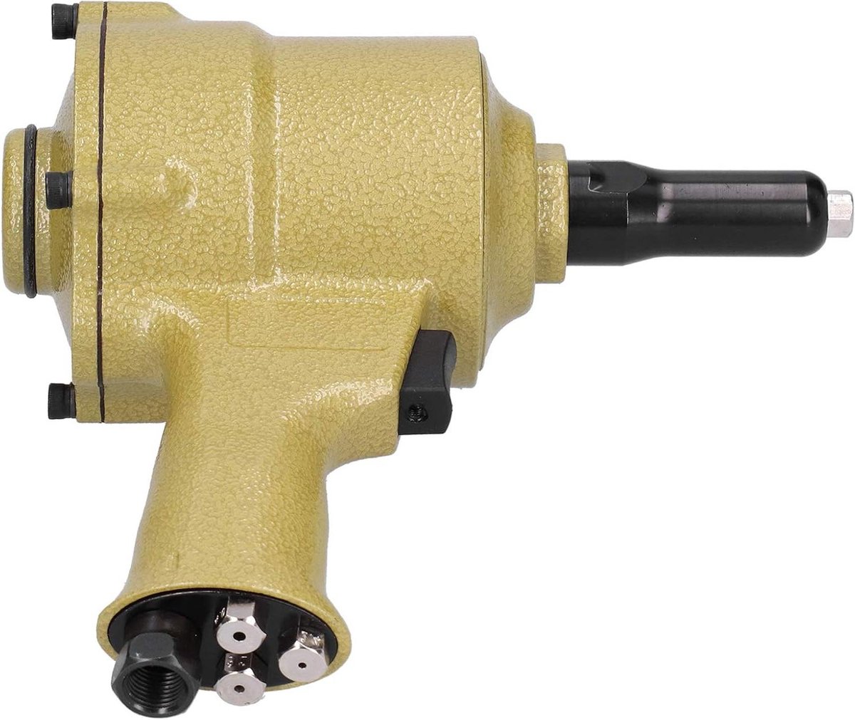 Pneumatische Klinknageltang - Lucht Klinknagelapparaat - Metaal Verbindingen Maken - Dubbele Hamer Slag - 2.4-4.8mm - Zilver