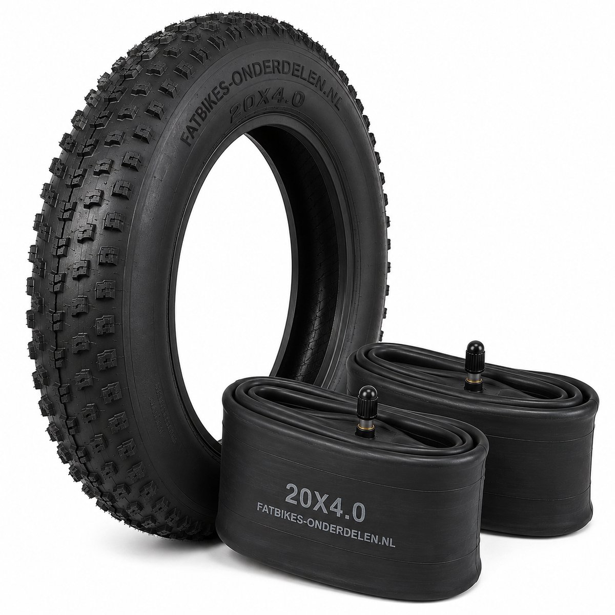 FONL Antilekband Fatbike 20x4.0 - buiten- & binnenband set - lekbestendig & duurzaam - geschikt voor fatbike - 1 band met 2 binnenbanden