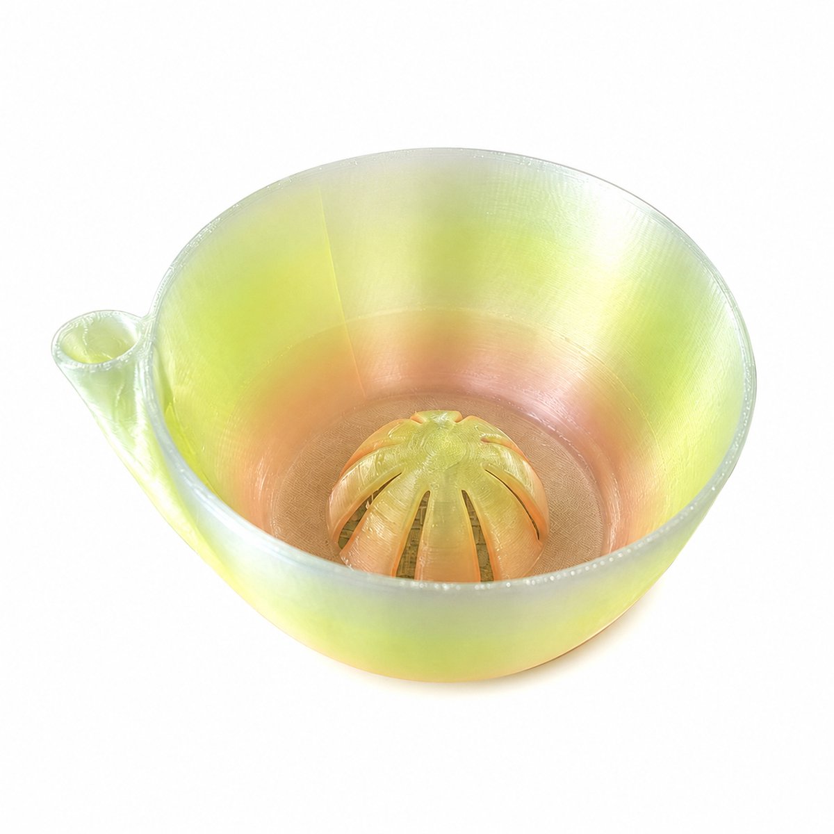 Zelfdraaiende Bessenwasbak - 17x15x8cm - BPA-vrij Kunststof Fruitwaskom met Vortex Design - Automatische Groentezeef en Stijlvolle Fruitschaal - 2-in-1 Spoelkom voor Bessen, Groenten en Salade-Aurora 2
