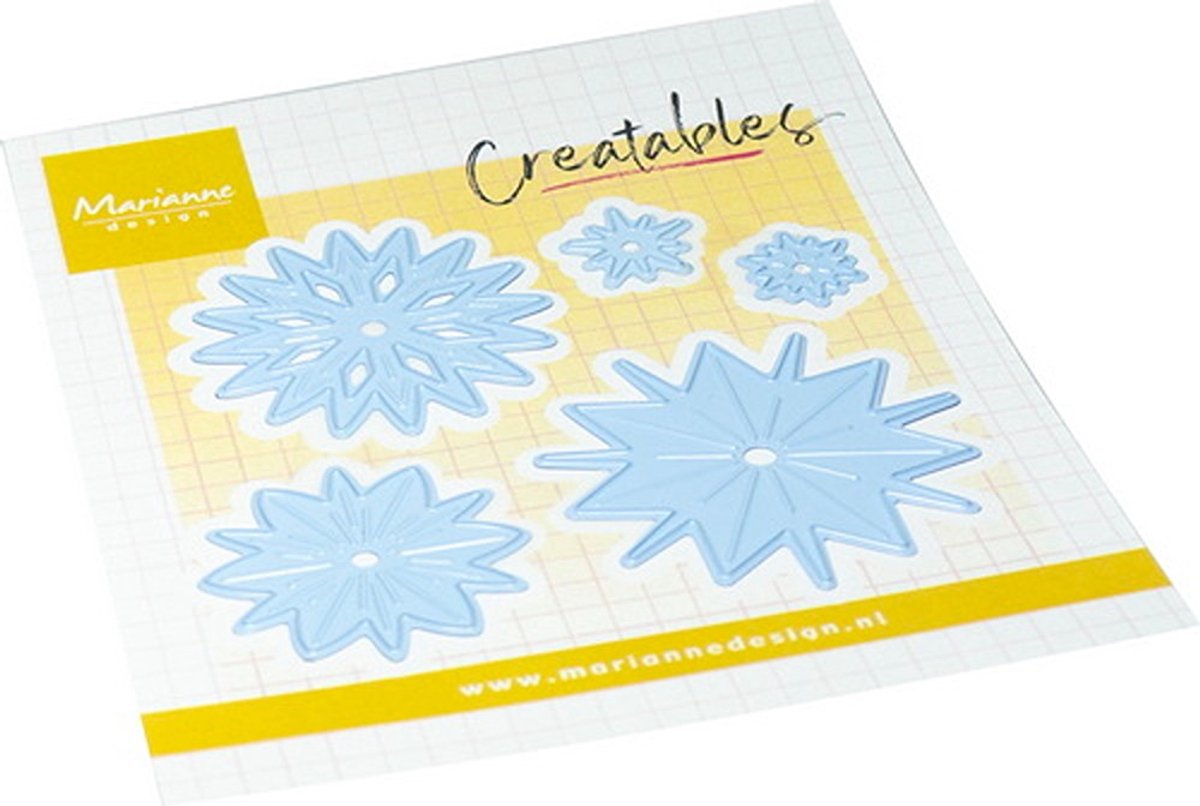 Marianne Design, Creatables stencil Sparkling stars (set), LR0966