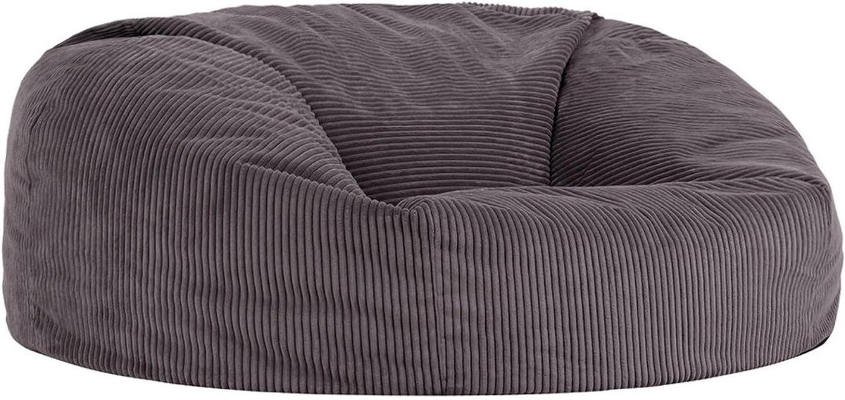 Zitzak Sofa - Zitbank Zitzak - Ontspannen Thuis - XXL Formaat - 130 cm Breed - Donkergrijs
