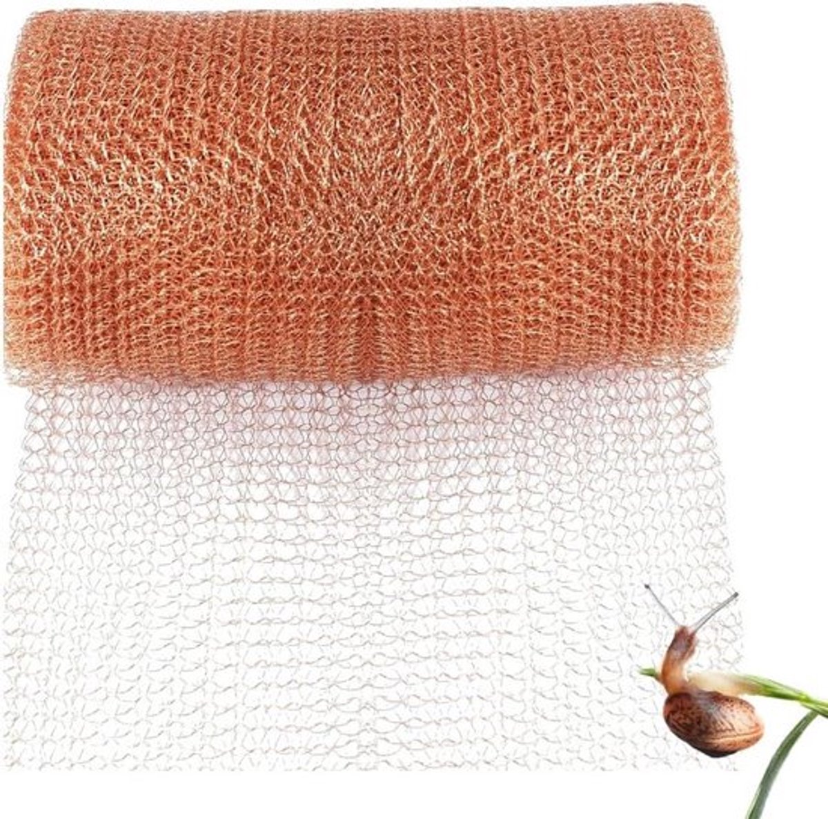 Koperband slakkenbescherming 127 cm x 15 m voor verhoogd bed, slakkenhek, metaal, koperdraad - muizen en knaagdieren afweer