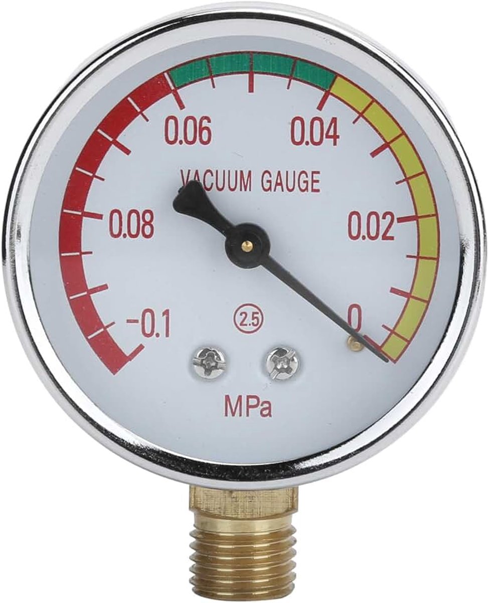 Vacuümmeter, betrouwbare hoge nauwkeurigheid / 4 buitendraad Stevige digitale vacuümmeter voor melkmachine voor aquacultuur