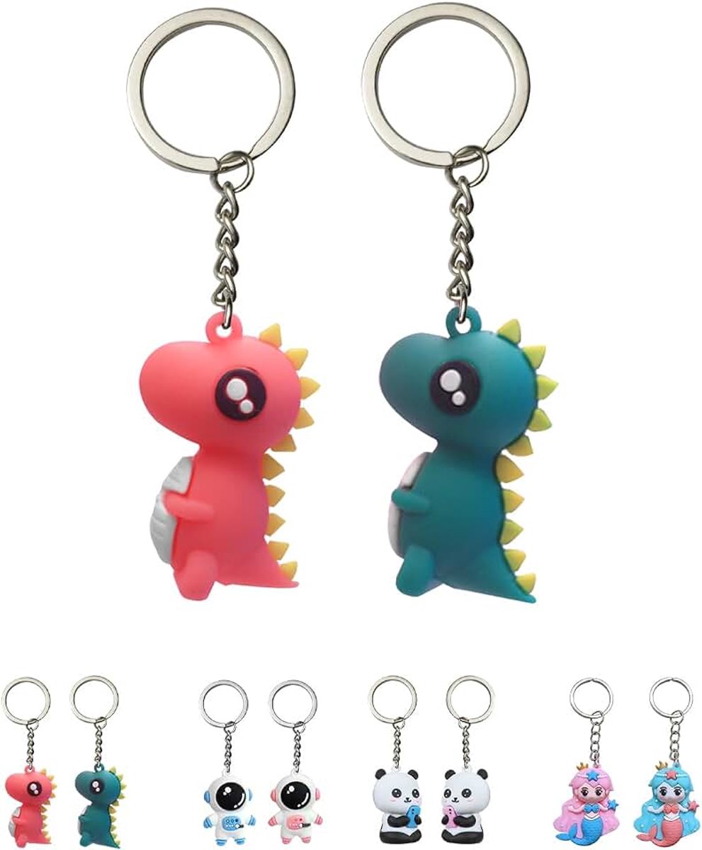 Sleutelhanger voor kinderen, kleine koppels, mini-verjaardagscadeau voor jongens, meisjes, dames, vriend