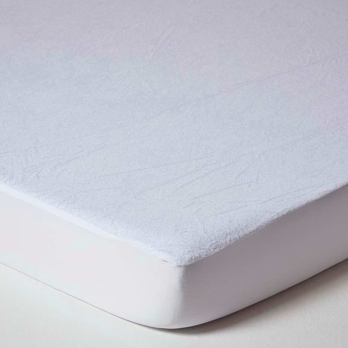 Watervaste badstof matrashoes (190 x 140 cm), 100% PURE katoen, bescherming tegen stofmijten, ademend, voor mensen met een allergie