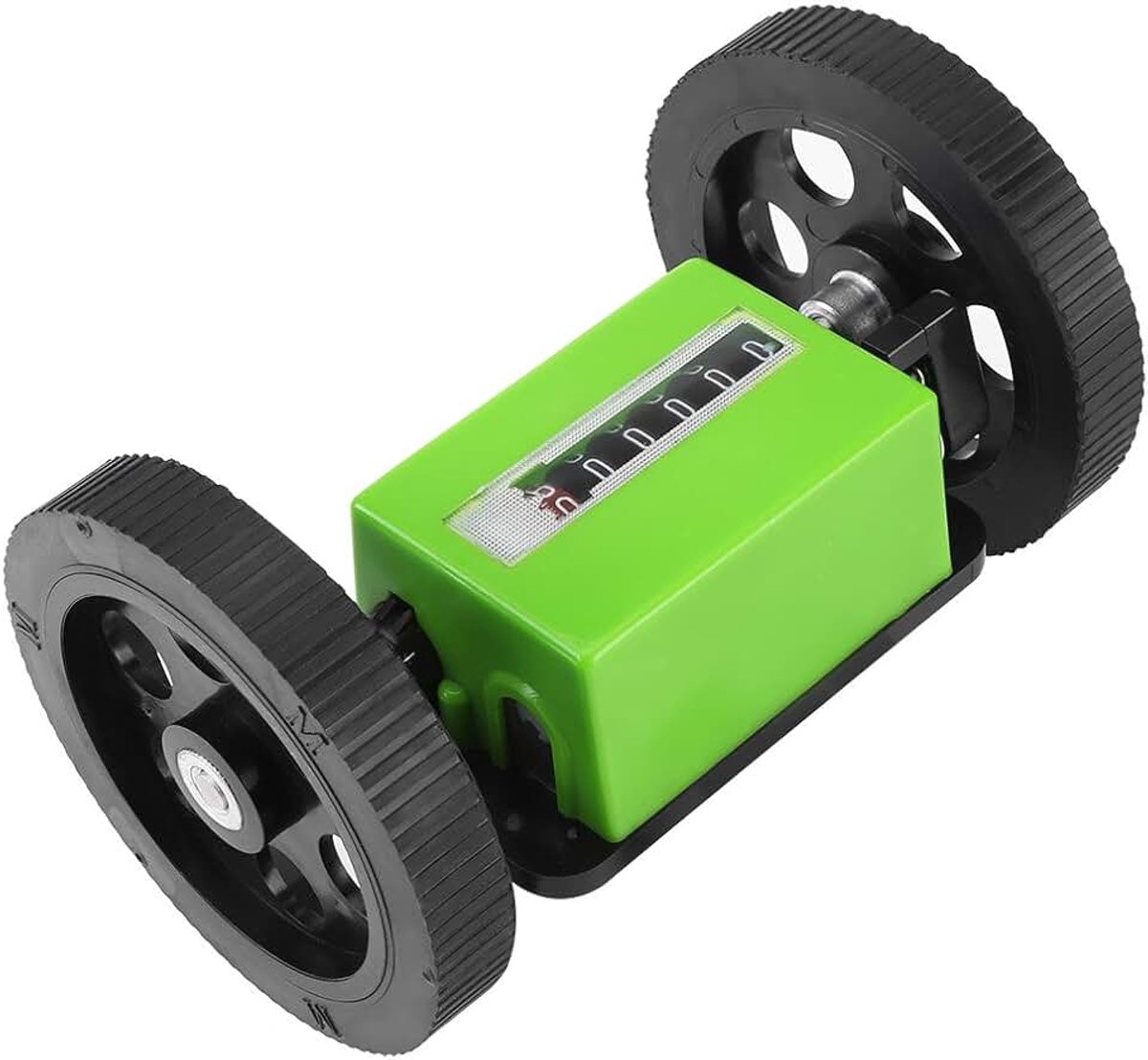 Meterteller, 6 Cijferige Meters Rolling Mechanische Lengteteller met Rolling Wheel voor het Meten van Textiel, Drukwerk, Kunstleer, Tellerbereik: 0-99999.9 Meters