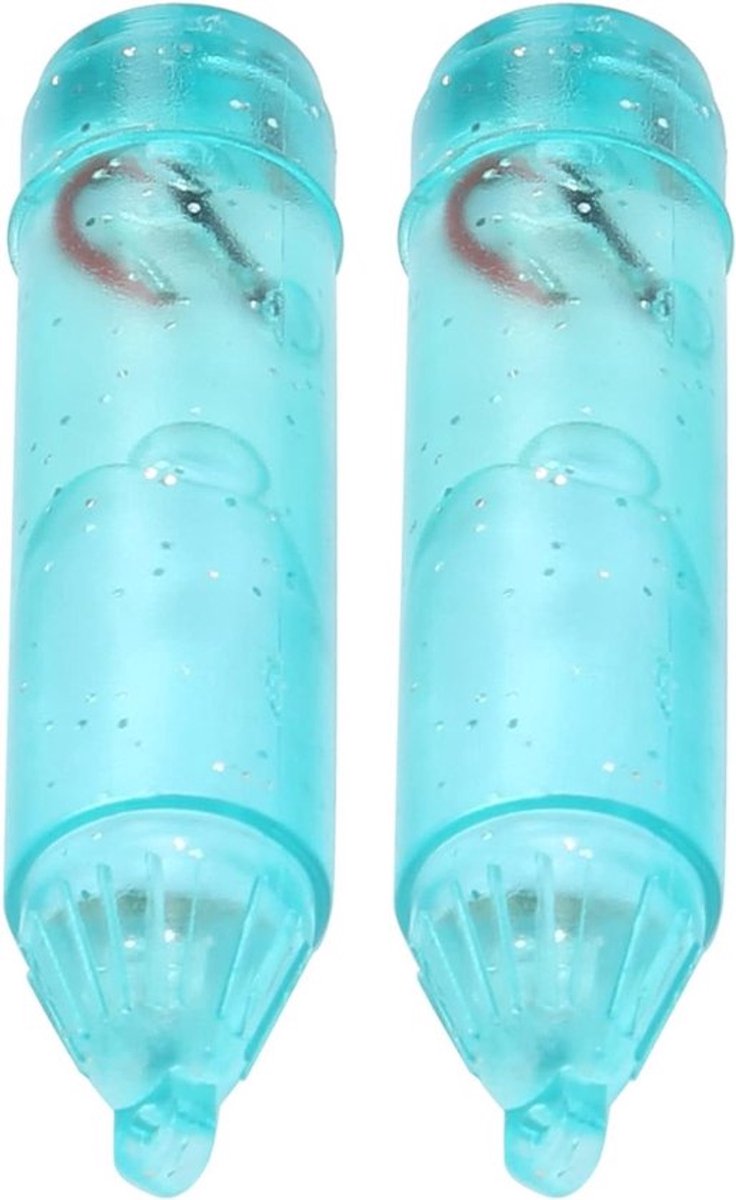 Set van 4 Onderwater LED Aaslampen - Waterdichte Visserslamp met Opbergdoos voor Nachtvissen