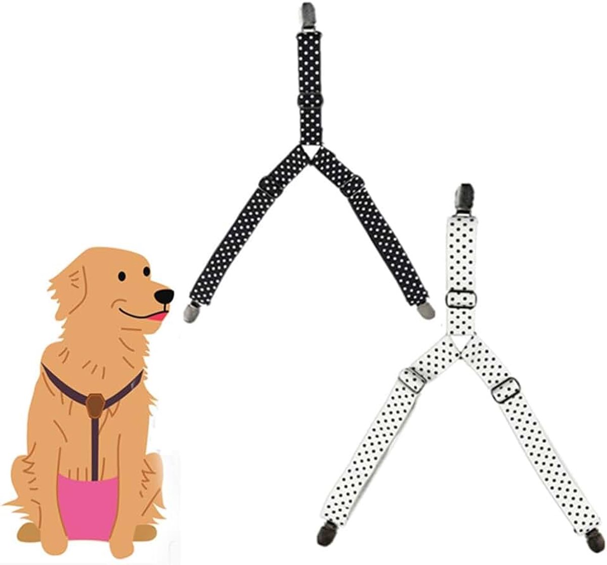 Luiers - verstelbaar voor puppy's en volwassen honden