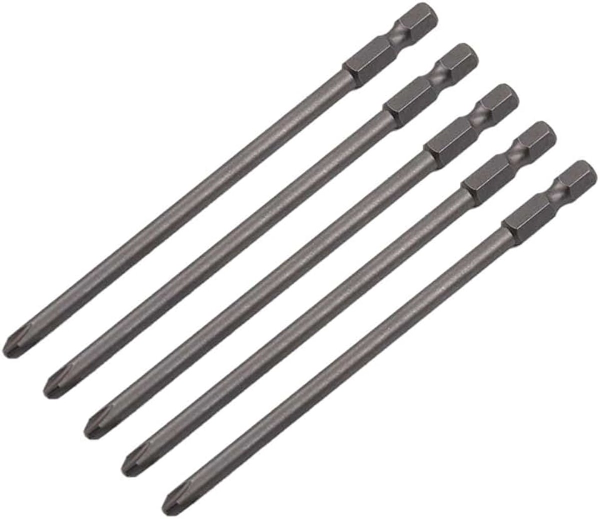 5 stuks magnetische lange zeskantige kruiskopschroevendraaierset, compatibel met Hilti SMD 57 SMD57 116 mm