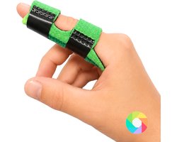 Vingerspalk Groen verkrijgbaar in 6 kleuren - vingerbrace - vingerspalken - vinger splint - mallet vingerspalk - triggerfinger spalk
