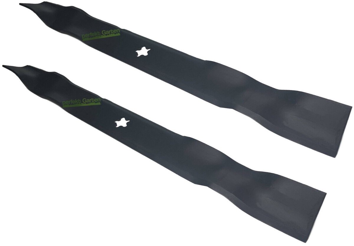 2 grasmaaiermessen van 58 cm voor McCulloch met een maaibreedte van 117 cm 46" M185-117T M200-117T 403107