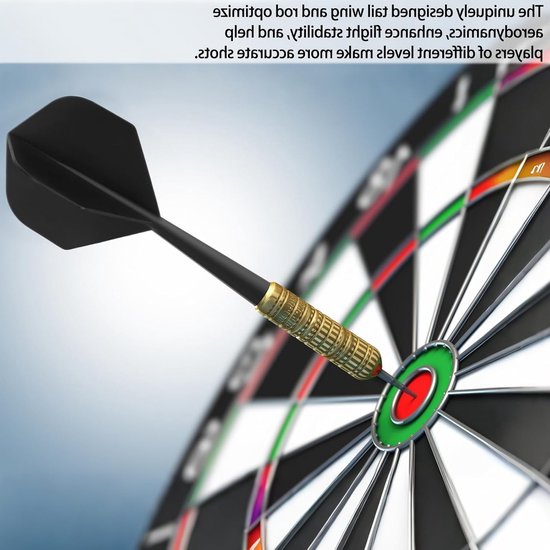 12 Stuks Dart Flights en Schachten, Stabiele Dartaccessoires voor Darts met 2BA Draad, Perfect voor Dartsport en Competitie — afbeelding 2