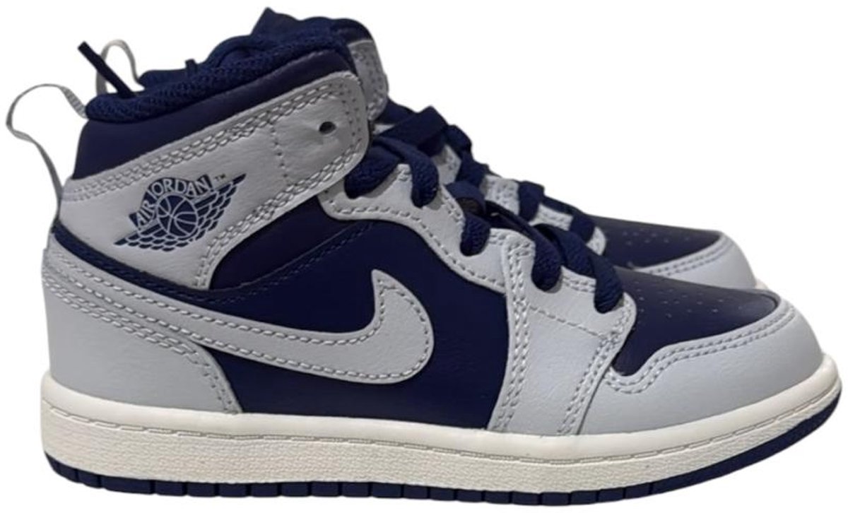 Jordan 1 Mid Kinder Sneakers Zwart