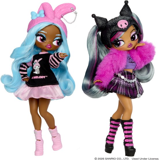 L.O.L. Surprise! O.M.G.™ Loves Hello Kitty® and Friends – Kuromi™ – modepop geïnspireerd op een Hello Kitty® and Friends-personage - spelen en tentoonstellen! — afbeelding 5