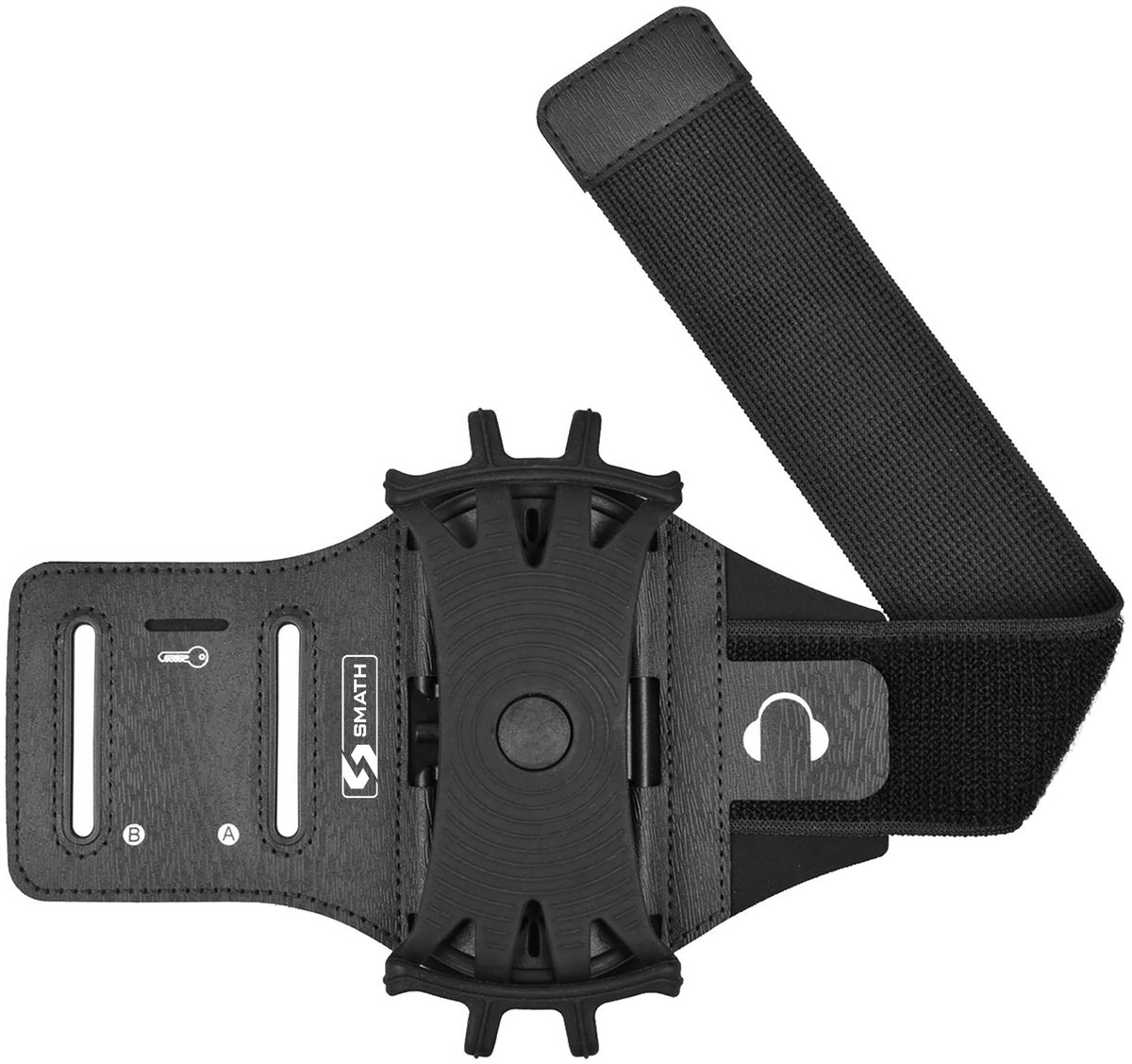 Smath® Sportarmband Draaibaar - Hardloop Telefoonhouder - Stabiele Hardloopband Telefoon - Verstelbaar
