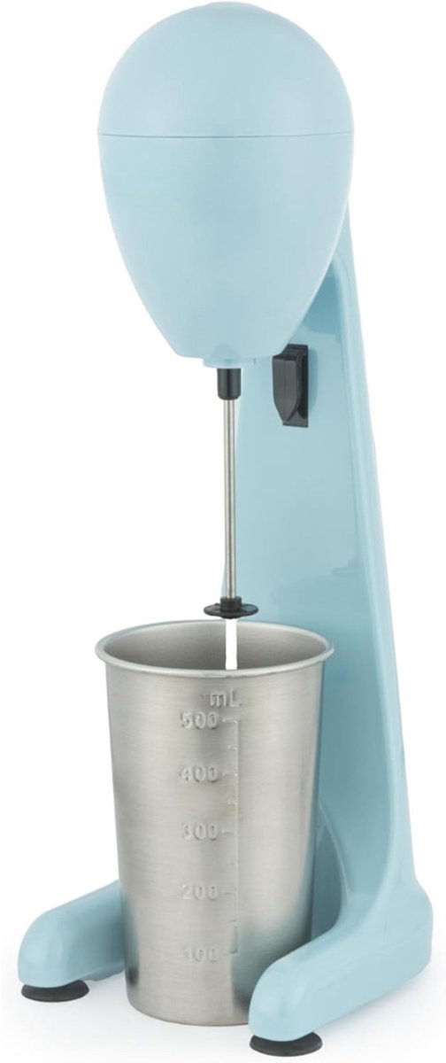 QORA® Milkshake Machine - Milkshake Maker - Smoothie Maker - Blauw - 15cm x 14cm x 38cm