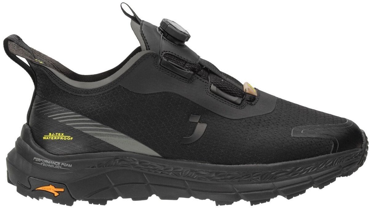 Safety Jogger lage wandelschoenen heren Draaisluiting TLS Waterdichte ademende hikingschoenen met extra grip Waterproof trailschoenen voor lange wandelingen in de natuur Zwart