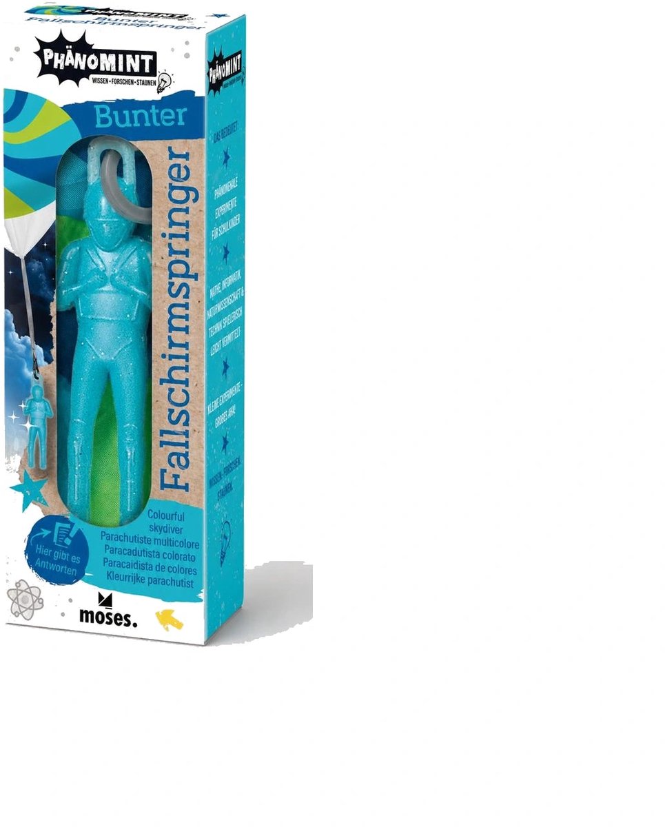 PhänoMINT Parachutist Blauw - Buiten Speelgoed