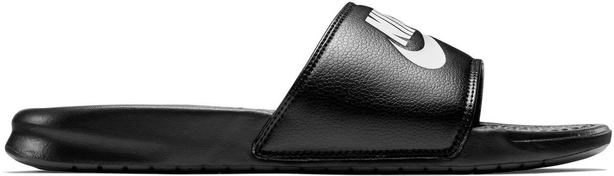 Nike Benassi JDI Badslippers Heren Zwart