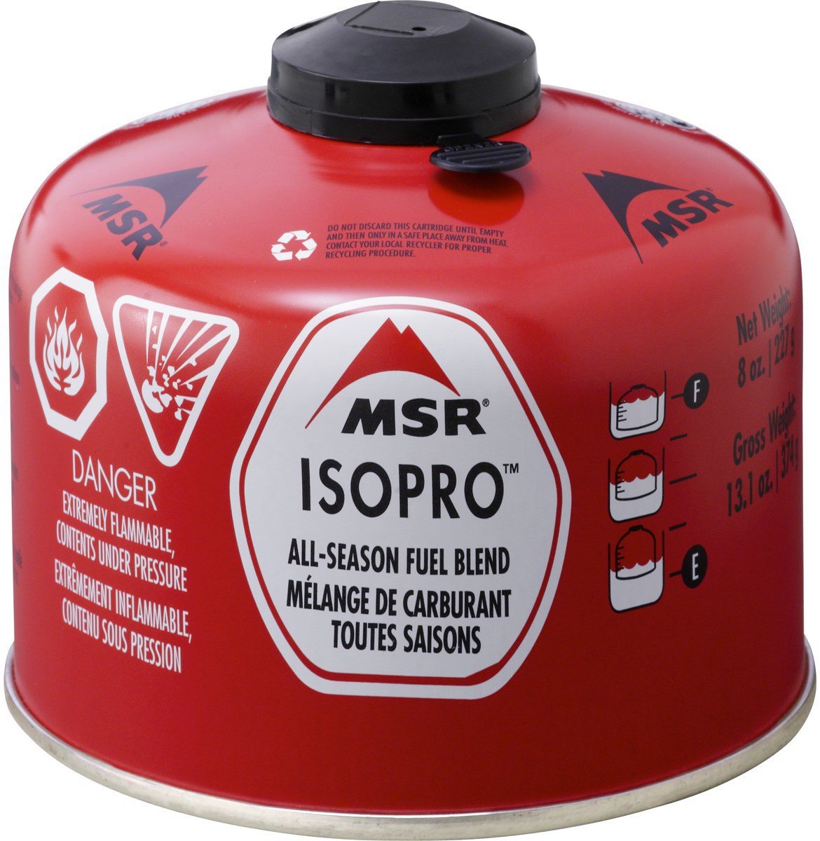 MSR IsoPro 227g, Europe (Maat - 227, Kleur - RED)