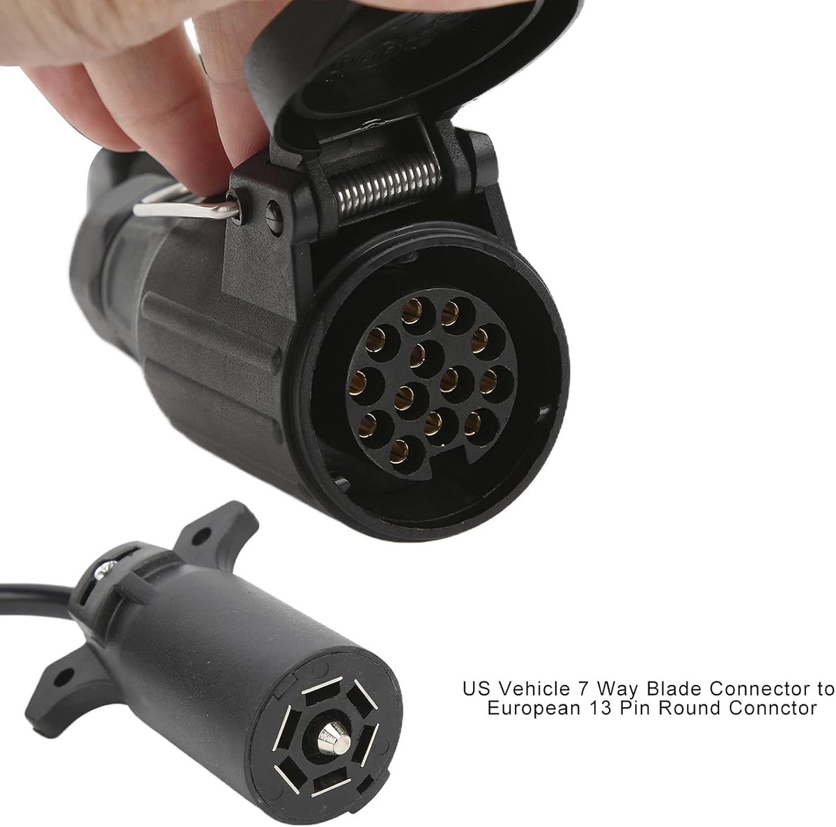 Trailerconnector - Kunststof - Automatische verbinding - Duurzaam ontwerp - Voor Auto's en Vrachtwagens