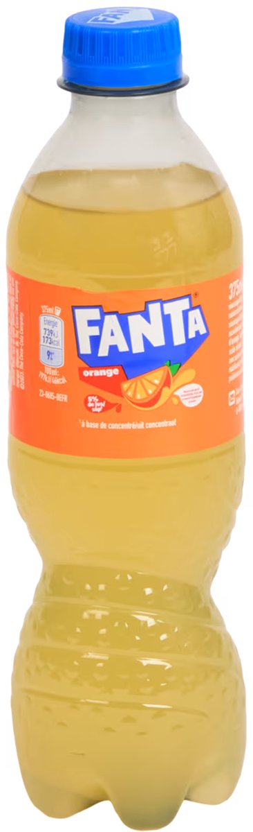 Fanta Orange Frisdrank 375ml PET Fles – Tray 12 Stuks Koolzuurhoudende Sinaasappel