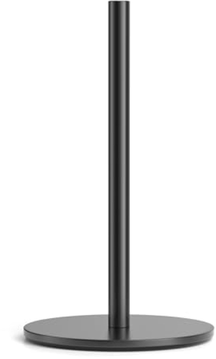 PromoHome Vrijstaande Keukenrolhouder RVS Matzwart - Antislip - 30 cm
