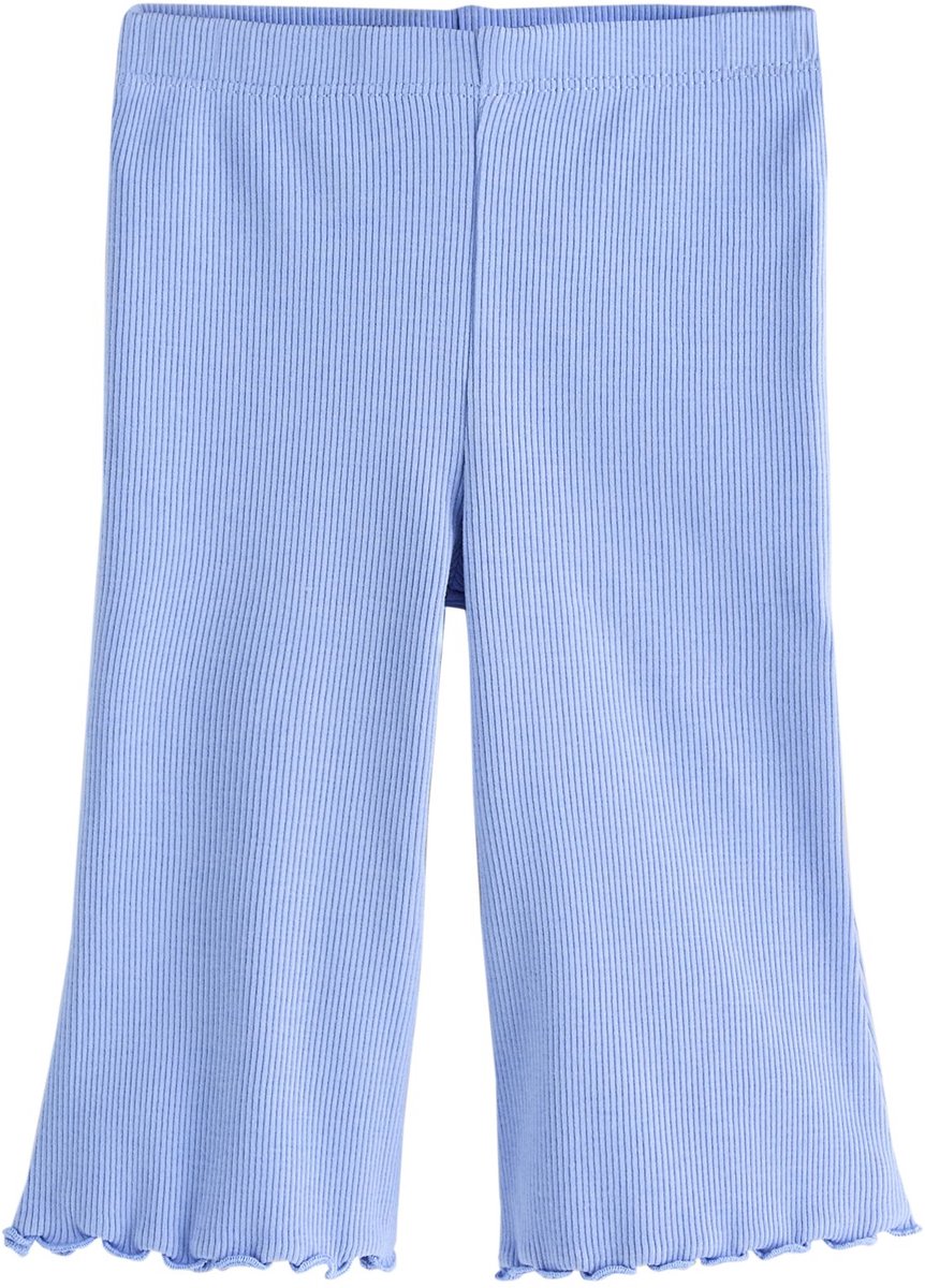 Next - Meisjes - Geribbelde wijd uitlopende legging - Blauw