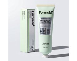 Formula+ Fluoridevrije Tandpasta met Nano-Hydroxyapatite - Original Mint