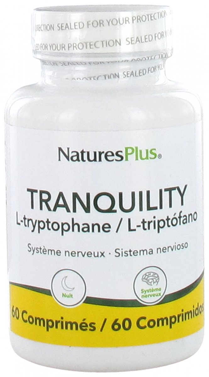 Natures Plus Tranquility L-Tryptofaan 60 Tabletten