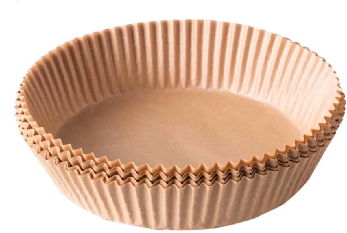 Airfryer Bakpapier - Wegwerp Vellen - Koken en Bakken - Non-stick Ontwerp - 50 Stuks - Diverse Kleuren