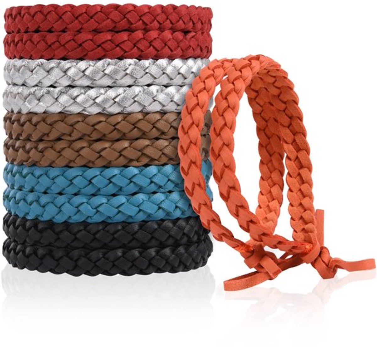 Waterdichte armbanden set van 12 - verstelbaar en comfortabel
