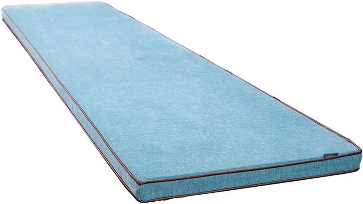 wangk Antislip bankkussen matras zitkussen zitkussen - rugmatras - stoelhoes voor tuinbank, bank of schommel - bankmeubilair outdoor kussen-meer blauw 80×30×3cm (31×12×1.2")