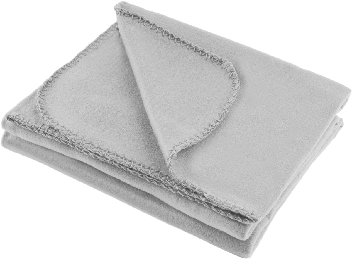Deken Fleece 130x150 cm Grijs TSA8900-1