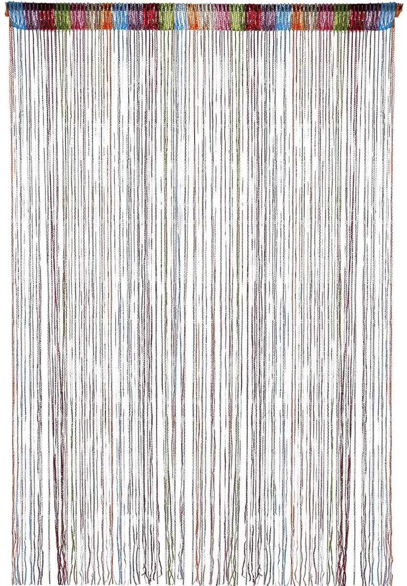 sprankelend draadgordijn voor deuropening en achtergronddecoratie - glinsterende kralen vliegengaas voor terras, feesten en fotoachtergronden, 91 cm x 200 cm